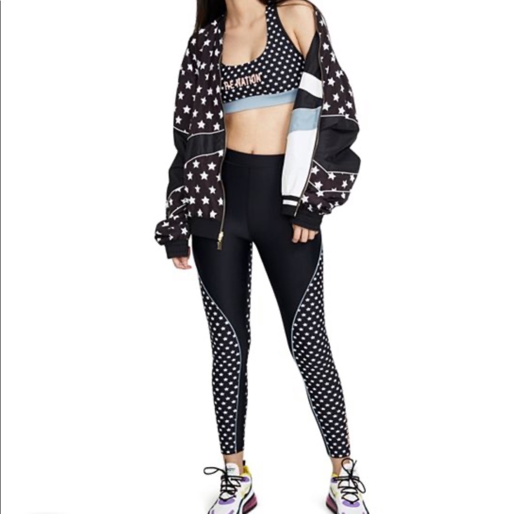 PE NATION BARRY’S DOMINION STRIPE LEGGINGS S